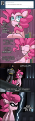 Size: 860x2960 | Tagged: safe, artist:uc77, pinkie pie, earth pony, pony, ask hotblooded pinkie, batman, comic, crossover, hotblooded pinkie pie