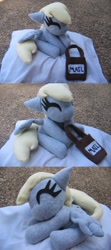 Size: 600x1350 | Tagged: safe, artist:gitzyrulz, derpy hooves, pegasus, pony, female, irl, mare, photo, plushie