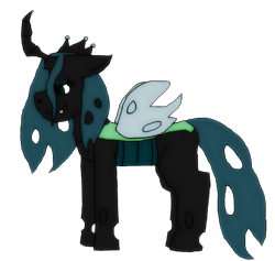 Size: 1349x1277 | Tagged: safe, artist:goldentigeress14, queen chrysalis, changeling, changeling queen, female, simple background, solo, transparent background