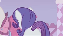 Size: 1136x640 | Tagged: safe, screencap, rarity, pony, unicorn, suited for success, female, mare, plot, solo