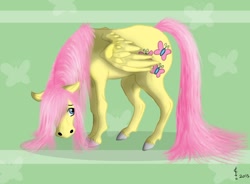 Size: 1200x883 | Tagged: safe, artist:kiiwka, fluttershy, pegasus, pony, female, hoers, mare, pink mane, yellow coat