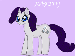 Size: 640x480 | Tagged: safe, artist:pinkiepiecandypop, rarity, pony, unicorn, female, horn, mare, solo, white coat