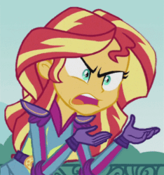 Size: 365x390 | Tagged: safe, sunset shimmer, equestria girls, friendship games, animated, exploitable meme, image macro, meme, sunset is not willing to learn