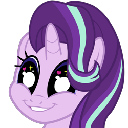 Size: 5023x5023 | Tagged: safe, artist:narmet, starlight glimmer, equestria girls, mirror magic, spoiler:eqg specials, absurd resolution, big eyes, cute, faic, female, glimmerbetes, glimmie, grin, heart eyes, simple background, smiling, solo, starry eyes, transparent background, vector, wingding eyes