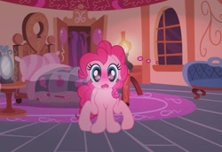 Size: 675x464 | Tagged: safe, artist:surgicalarts, pinkie pie, earth pony, pony, blushing, solo, thepinkling