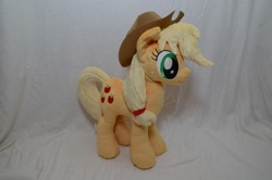 Size: 1000x662 | Tagged: safe, artist:makeshiftwings30, applejack, irl, photo, plushie