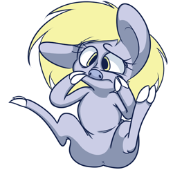 Size: 970x953 | Tagged: safe, artist:extradan, derpy hooves, oc, oc:jerky hooves, pig, pigified, solo, species swap