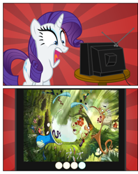 Size: 1028x1299 | Tagged: safe, rarity, pony, unicorn, exploitable meme, meme, obligatory pony, rayman, rayman origins, tv meme