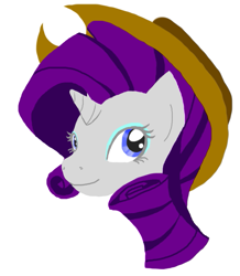 Size: 499x571 | Tagged: safe, artist:grim-tales, rarity, pony, unicorn, female, horn, mare, solo, white coat