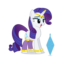 Size: 2500x2500 | Tagged: safe, artist:navitaserussirus, rarity, pony, unicorn, bottle, genie, geniefied, simple background, solo, transparent background, vector