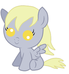 Size: 1233x1324 | Tagged: safe, artist:kanske-2099, derpy hooves, pegasus, pony, baby, cute, female, foal, mare, solo