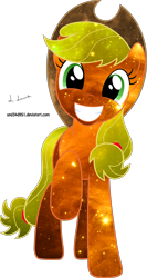 Size: 2000x3773 | Tagged: safe, artist:und34d951, applejack, earth pony, pony, simple background, transparent background, vector