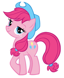 Size: 1496x1810 | Tagged: safe, artist:durpy, color edit, applejack, pinkie pie, earth pony, pony, hat, simple background, solo, transparent background, vector