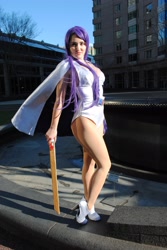 Size: 2592x3872 | Tagged: safe, artist:thebumblybee, artist:tweetnbirdy, rarity, human, anime boston, cosplay, irl, irl human, leotard, photo, solo