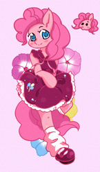 Size: 2125x3667 | Tagged: safe, artist:yukandasama, pinkie pie, pony, bipedal, clothes, solo