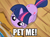 Size: 928x685 | Tagged: safe, derpibooru import, twilight sparkle, both cutie marks, bronybait, caption, cute, human perspective, image macro, petting, twilight cat