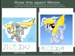 Size: 1030x776 | Tagged: safe, artist:carligercarl, derpy hooves, pegasus, pony, female, mare, meme