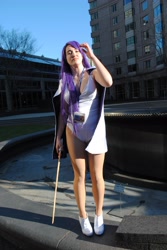 Size: 2592x3872 | Tagged: safe, artist:thebumblybee, rarity, human, cosplay, irl, irl human, leotard, photo