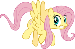 Size: 2000x1315 | Tagged: safe, artist:relaxingonthemoon, fluttershy, pegasus, pony, simple background, solo, transparent background, vector