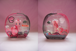 Size: 1536x1024 | Tagged: safe, pinkie pie, brushable, canada, china, choking hazard, flower, french, glitter, hasbro, irl, made in china, packaging, phone number, photo, pinkie pie's boutique, spanish, target (store), toy