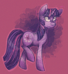 Size: 769x829 | Tagged: safe, artist:steeve, derpibooru import, twilight sparkle, pony, unicorn, female, looking up, mare, solo