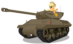 Size: 10000x6000 | Tagged: safe, artist:mrlolcats17, applejack, earth pony, pony, absurd resolution, m36 jackson, tank (vehicle)