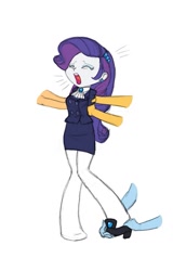 Size: 651x1020 | Tagged: safe, artist:carnifex, rarity, equestria girls, clothes, removing shoes, socks, stockings