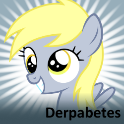 Size: 250x250 | Tagged: safe, derpy hooves, cute, derpabetes, dizzy doo, dizzy hooves, dreamy, filly, solo, spoilered image joke