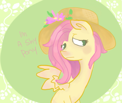 Size: 677x571 | Tagged: safe, artist:meowing-ghost, fluttershy, pegasus, pony, female, mare, pink mane, yellow coat