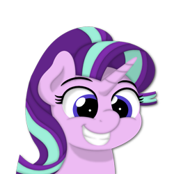 Size: 801x801 | Tagged: safe, artist:ljdamz1119, starlight glimmer, pony, unicorn, bust, cute, glimmerbetes, simple background, smiling, solo, transparent background