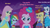 Size: 1280x720 | Tagged: safe, derpibooru import, edit, edited screencap, screencap, applejack, fluttershy, pinkie pie, rainbow dash, rarity, equestria girls, blue text, bracelet, caption, fall formal outfits, hat, jewelry, orange text, pink text, top hat