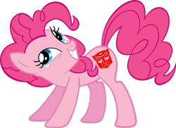 Size: 1000x727 | Tagged: safe, edit, pinkie pie, earth pony, pony, autobot, simple background, solo, transformers, transparent background, vector