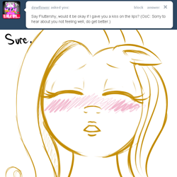 Size: 650x650 | Tagged: safe, artist:psychoticmindsystem, fluttershy, pegasus, pony, askflutterfuckershy, blushing, female, mare