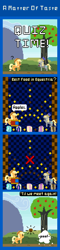 Size: 440x1820 | Tagged: safe, artist:zztfox, applejack, derpy hooves, earth pony, pegasus, pony, 8-bit, comic, female, mare, paper mario, parody