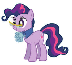 Size: 579x520 | Tagged: safe, artist:durpy, color edit, derpibooru import, mayor mare, twilight sparkle, recolor, solo