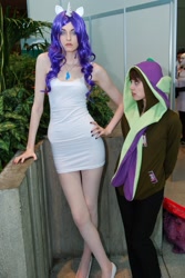 Size: 533x800 | Tagged: safe, artist:mugggy, rarity, spike, human, cosplay, irl, irl human, photo