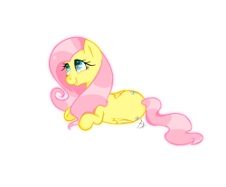 Size: 1024x848 | Tagged: safe, artist:xxthatsmytypexx, fluttershy, pegasus, pony, female, mare, pink mane, solo, yellow coat