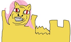 Size: 900x533 | Tagged: safe, artist:pinkamena, fluttershy, pegasus, pony, female, jabba the hutt, mare, ms paint