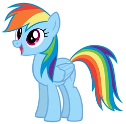 Size: 901x886 | Tagged: safe, derpibooru import, rainbow dash, pegasus, pony, simple background, solo, white background