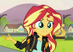 Size: 579x417 | Tagged: safe, edit, edited screencap, screencap, sunset shimmer, equestria girls, friendship games, cute, inverted mouth, shimmerbetes