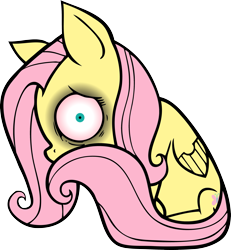 Size: 3293x3560 | Tagged: source needed, safe, artist:sithlord580, fluttershy, pegasus, pony, fluttershed, hotdiggedydemon, simple background, transparent background, vector