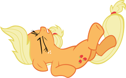 Size: 6000x3717 | Tagged: safe, artist:sairoch, applejack, earth pony, pony, the cutie pox, absurd resolution, simple background, transparent background, vector
