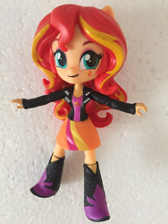 Size: 1200x1600 | Tagged: safe, sunset shimmer, equestria girls, clothes, doll, equestria girls minis, skirt, solo, toy