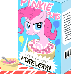 Size: 466x481 | Tagged: safe, artist:shutterflye, pinkie pie, earth pony, pony, cereal, forever, solo