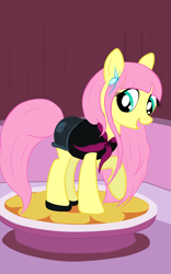 Size: 2120x3400 | Tagged: safe, artist:bpie, fluttershy, pegasus, pony, alternate hairstyle, clothes, female, mare