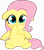 Size: 5000x5725 | Tagged: safe, artist:stepandy, fluttershy, pegasus, pony, :t, absurd resolution, blushing, chibi, cute, daaaaaaaaaaaw, diabetes, floppy ears, hnnng, looking at you, shyabetes, simple background, sitting, smiling, solo, spread wings, transparent background, vector