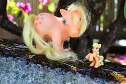 Size: 1000x667 | Tagged: safe, artist:lupagreenwolf, applejack, applejack (g1), blind bag, irl, photo, toy