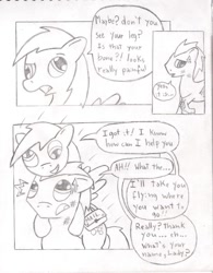 Size: 789x1012 | Tagged: safe, artist:seabastian, derpy hooves, doctor whooves, pegasus, pony, a story about family, comic, female, mare