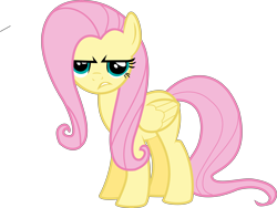 Size: 8147x6128 | Tagged: safe, artist:themidgetgoat, fluttershy, pegasus, pony, absurd resolution, fluttershy is not amused, simple background, transparent background, unamused, vector