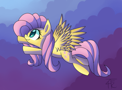 Size: 2338x1717 | Tagged: safe, artist:php92, fluttershy, pegasus, pony, female, flying, mare, pink mane, yellow coat